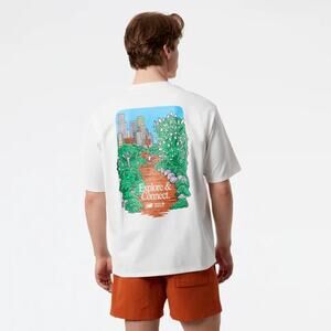 NEW Mens New Balance & Parks Project Collab T-Shirt Pocket NB Tee Size Large